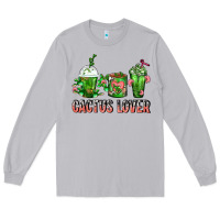 Moon Dust Cactus Lover Cactus Coffee Cups Long Sleeve Tee - FaDigitalArtStudio