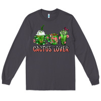 Smoke Cactus Lover Cactus Coffee Cups Long Sleeve Tee - FaDigitalArtStudio