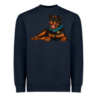 Navy rottweiler Heavyweight Sweatshirt - Artiststas