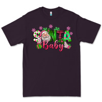 Plum santa baby pink christmas Premium Tee - texasbilliewilder