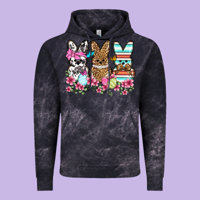 Western Easter Peeps Vintage Hoodie Designed By Oliviacreatesart