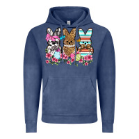 Vintage Denim Western Easter peeps Vintage Hoodie - OliviaCreatesArt
