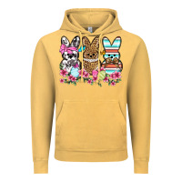 Vintage Mustard Western Easter peeps Vintage Hoodie - OliviaCreatesArt