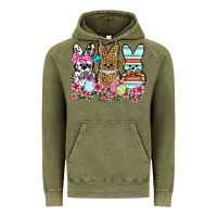 Vintage Olive Western Easter peeps Vintage Hoodie - OliviaCreatesArt