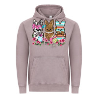 Vintage Zinc Western Easter peeps Vintage Hoodie - OliviaCreatesArt