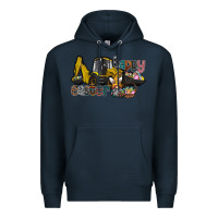 Navy Happy Easter Premium Hoodie - CowhideDigitalArt
