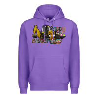 Purple Happy Easter Premium Hoodie - CowhideDigitalArt