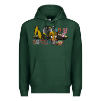 Sports Green Happy Easter Premium Hoodie - CowhideDigitalArt