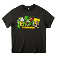 Asphalt teacher st. patricks day Heavy Core Tee - NancyCooperArtShop