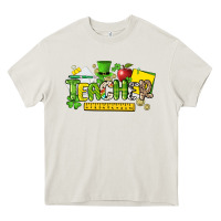 Cream teacher st. patricks day Heavy Core Tee - NancyCooperArtShop