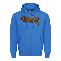 True Royal rowboat Zipper Hoodie - BarkalooDesign