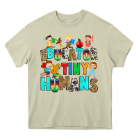 Mossy Educator of tiny humans Heavy Core Tee - RanaPortraitStore