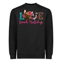 Black love french bulldogs Heavyweight Sweatshirt - Artiststas