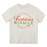 Cream Seinfeld It's A Festivus Miracle Heavy Core Tee - maiPhamDesign