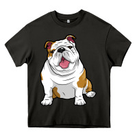 Asphalt ENGLISH BULLDOGS Awesome Funny Bulldog Pups Dogs Heavy Core Tee - maiPhamDesign