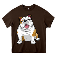 English Bulldogs Awesome Funny Bulldog Pups Dogs Heavy Core Tee | Teevron