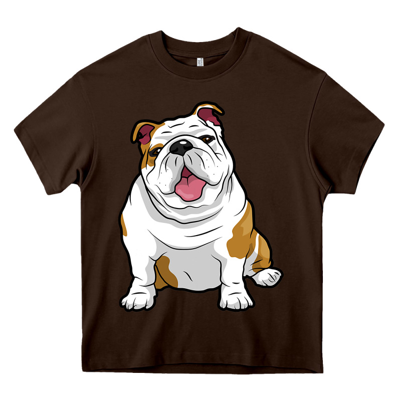 English Bulldogs Awesome Funny Bulldog Pups Dogs Heavy Core Tee by maiPhamDesign | Teevron