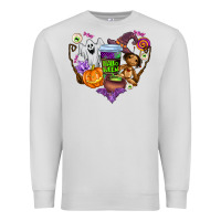 Dove Grey halloween Premium Sweatshirt - AdoDesignShop