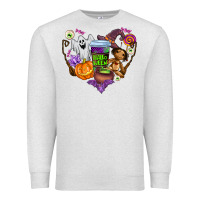 Oatmeal Heather halloween Premium Sweatshirt - AdoDesignShop