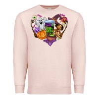 Pale Pink halloween Premium Sweatshirt - AdoDesignShop