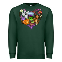 Sports Green halloween Premium Sweatshirt - AdoDesignShop