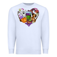 White halloween Premium Sweatshirt - AdoDesignShop