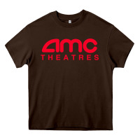 Chocolate Brown amc theaters Heavy Core Tee - maiPhamDesign
