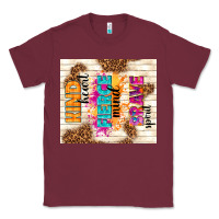 Burgundy kind heart fierce mind brave spirit Classic Tee - TumblerDesignByShophia