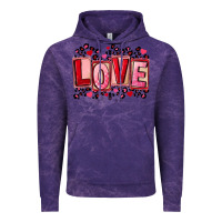 Cloud Purple Valentine's Day love Vintage Hoodie - FaDigitalArtStudio