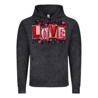 Vintage Black Valentine's Day love Vintage Hoodie - FaDigitalArtStudio