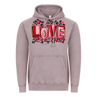 Vintage Zinc Valentine's Day love Vintage Hoodie - FaDigitalArtStudio