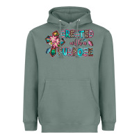 Sage created with a purpose Heavyweight Hoodie - AdoDesignShop