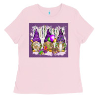 Bubblegum Pink Mardi Gras carnival with gnomies tumbler Ladies Tee - HowdyJamesFarm