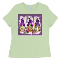 Matcha Mardi Gras carnival with gnomies tumbler Ladies Tee - HowdyJamesFarm