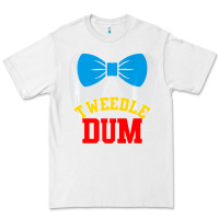 White tweedle dee dum funny matching halloween costume for couples premium t Premium Tee - maiPhamDesign