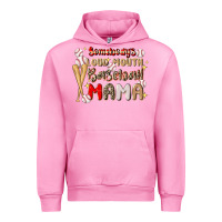 Fuchsia Pink somebody's loud mouth baseball Urban Hoodie - JahusDesignShop