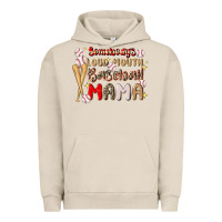 Pigment French Oak somebody's loud mouth baseball Urban Hoodie - JahusDesignShop
