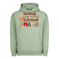 Pigment Oil Green somebody's loud mouth baseball Urban Hoodie - JahusDesignShop