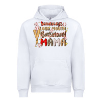White somebody's loud mouth baseball Urban Hoodie - JahusDesignShop