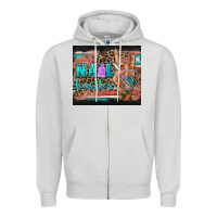 Dove Grey nail hustler tumbler Zipper Hoodie - BarkalooDesign