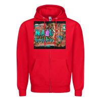 Red nail hustler tumbler Zipper Hoodie - BarkalooDesign