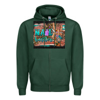 Sports Green nail hustler tumbler Zipper Hoodie - BarkalooDesign