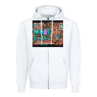 White nail hustler tumbler Zipper Hoodie - BarkalooDesign