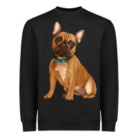 Black french bulldog Heavyweight Sweatshirt - Artiststas