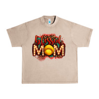 French Oak blessed softball mom lightbulb letters Urban Heavy Tee - OliviaCreatesArt