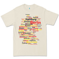 Bone germany map silhouette towns cities flag berlin travel t shirt Premium Tee - maiPhamDesign