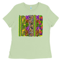 Matcha Mardi Gras brushstroke Ladies Tee - HowdyJamesFarm