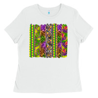 Mardi Gras Brushstroke Ladies Tee | Teevron