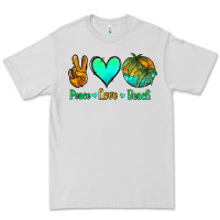 Peace Love Beach Premium Tee | Teevron