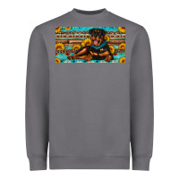 Storm rottweiler with sunflowers license plate Heavyweight Sweatshirt - Artiststas